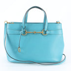 Gucci Bright Bit Medium Leather 2-Way Shoulder Bag Crossbody Hand