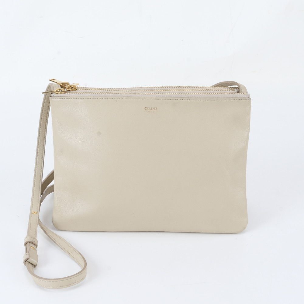 Celine Trio Leather Shoulder Bag