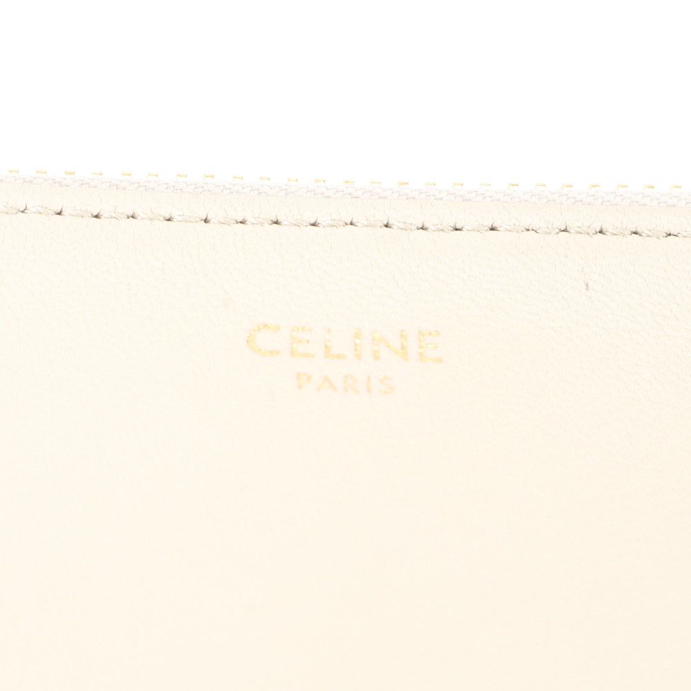 Celine Trio Leather Shoulder Bag — view 8