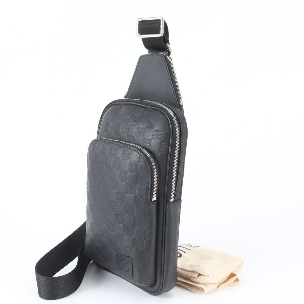 Louis Vuitton Damier Infini Avenue Sling Bag Leather