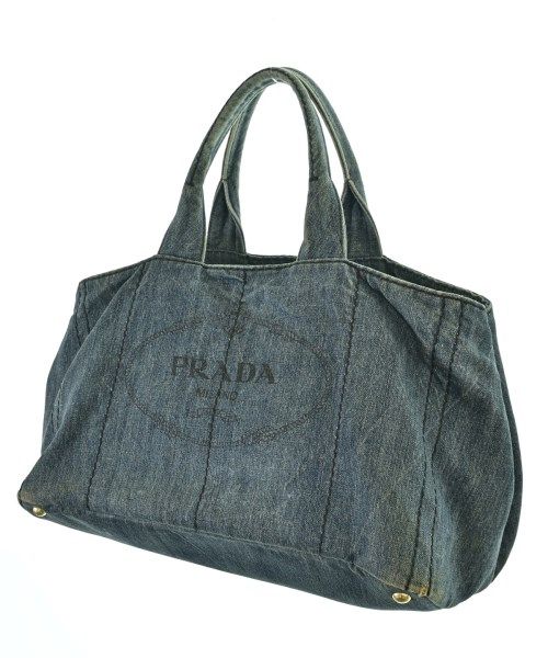 Prada Tote Bag Navy — view 5