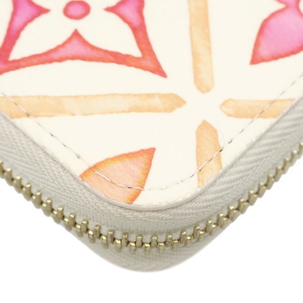 Louis Vuitton Wallet Zippy Monogram Canvas Coral Gold LV by the Pool Collection — view 4
