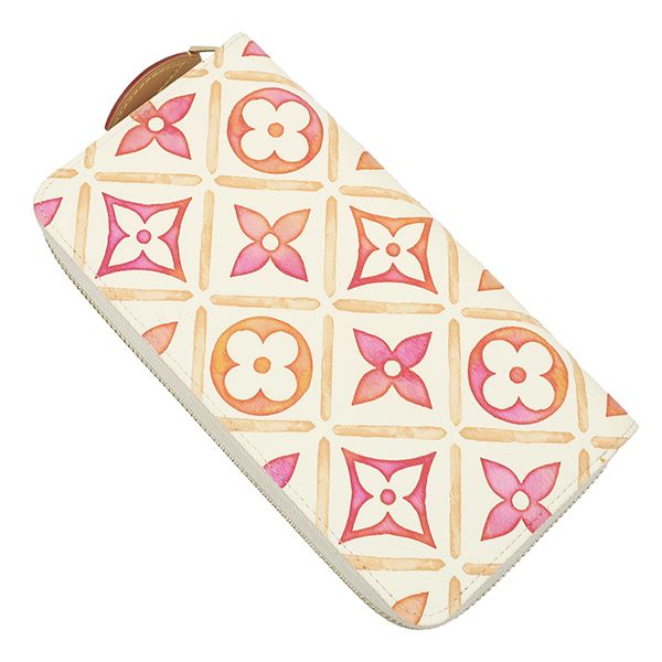 Louis Vuitton Wallet Zippy Monogram Canvas Coral Gold LV by the Pool Collection — view 2