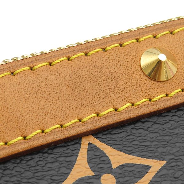 Louis Vuitton Pouch Pochette Accessoires Monogram Canvas Multicolor Noir Gold — view 6