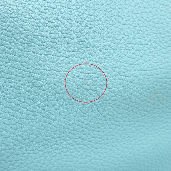 Hermes 2-Way Bag Lindy 26 Taurillon Clemence Blue Sun Seal Silver Light Handbag — view 6