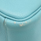 Hermes 2-Way Bag Lindy 26 Taurillon Clemence Blue Sun Seal Silver Light Handbag — view 4