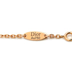 Dior Necklace Rose des Vents Medallion Pink Gold Diamond Pearl Wind Motif — view 6