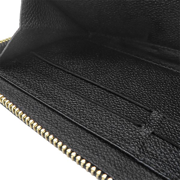 Louis Vuitton Wallet Zippy Monogram Empreinte Noir Gold Black Zip Around — view 8