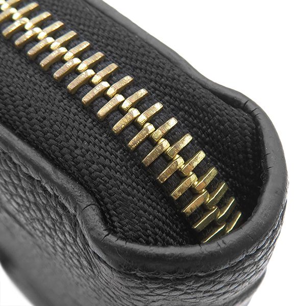Louis Vuitton Wallet Zippy Monogram Empreinte Noir Gold Black Zip Around — view 6