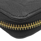 Louis Vuitton Wallet Zippy Monogram Empreinte Noir Gold Black Zip Around — view 4