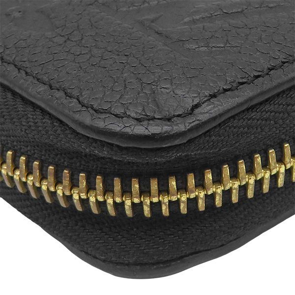 Louis Vuitton Wallet Zippy Monogram Empreinte Noir Gold Black Zip Around — view 4