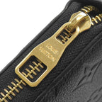 Louis Vuitton Wallet Zippy Monogram Empreinte Noir Gold Black Zip Around — view 5