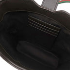 Gucci Shoulder Bag Mini Bucket GG Canvas Leather Beige Ebony Champagne Gold — view 6
