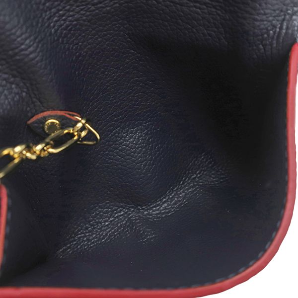 Louis Vuitton Coin Purse Pochette Cles Monogram Empreinte Marine Rouge Gold — view 8