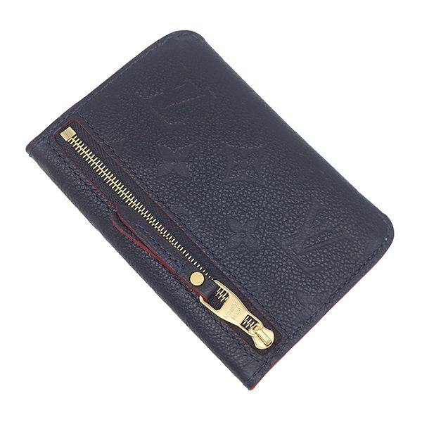 Louis Vuitton Coin Purse Pochette Cles Monogram Empreinte Marine Rouge Gold — view 2