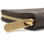 Louis Vuitton Wallet Zippy Organizer Monogram Canvas Gold Brown Zip Around — view 5