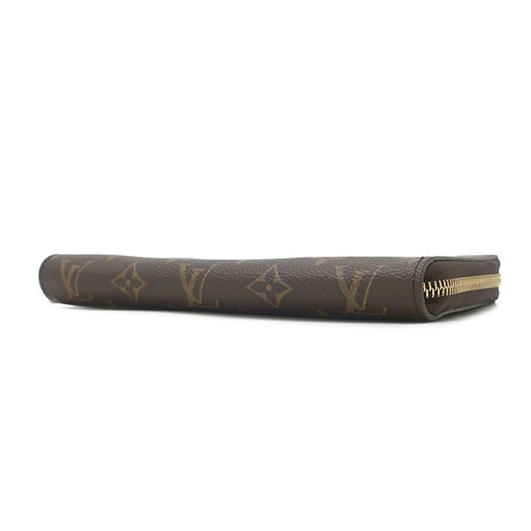Louis Vuitton Wallet Zippy Organizer Monogram Canvas Gold Brown Zip Around — view 3