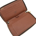 Louis Vuitton Wallet Zippy Organizer Monogram Canvas Gold Brown Zip Around — view 6