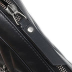 Saint Laurent Shoulder Bag Lou Leather Black Gunmetal YSL Cassandra with Tassel — view 5