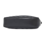 Saint Laurent Shoulder Bag Lou Leather Black Gunmetal YSL Cassandra with Tassel — view 3