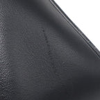Saint Laurent Shoulder Bag Lou Leather Black Gunmetal YSL Cassandra with Tassel — view 7