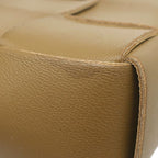 Bottega Veneta Shoulder Bag Candy Cassette Maxi Intrecciato Lambskin Brown Gold — view 5