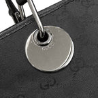 Gucci Tote Bag GG Canvas Black Silver — view 7