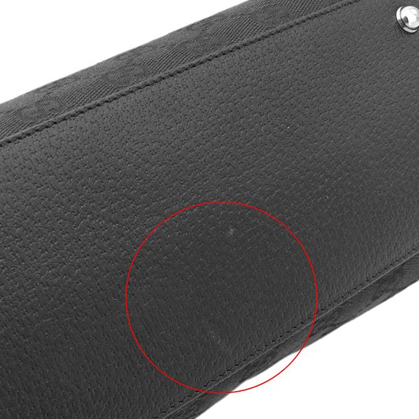 Gucci Tote Bag GG Canvas Black Silver — view 5