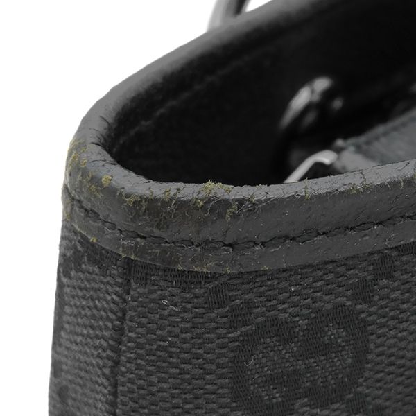 Gucci Tote Bag GG Canvas Black Silver — view 6
