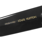 Louis Vuitton Sunglasses LV Crush Square 54 19 Acetate Black Gold Eyewear — view 7