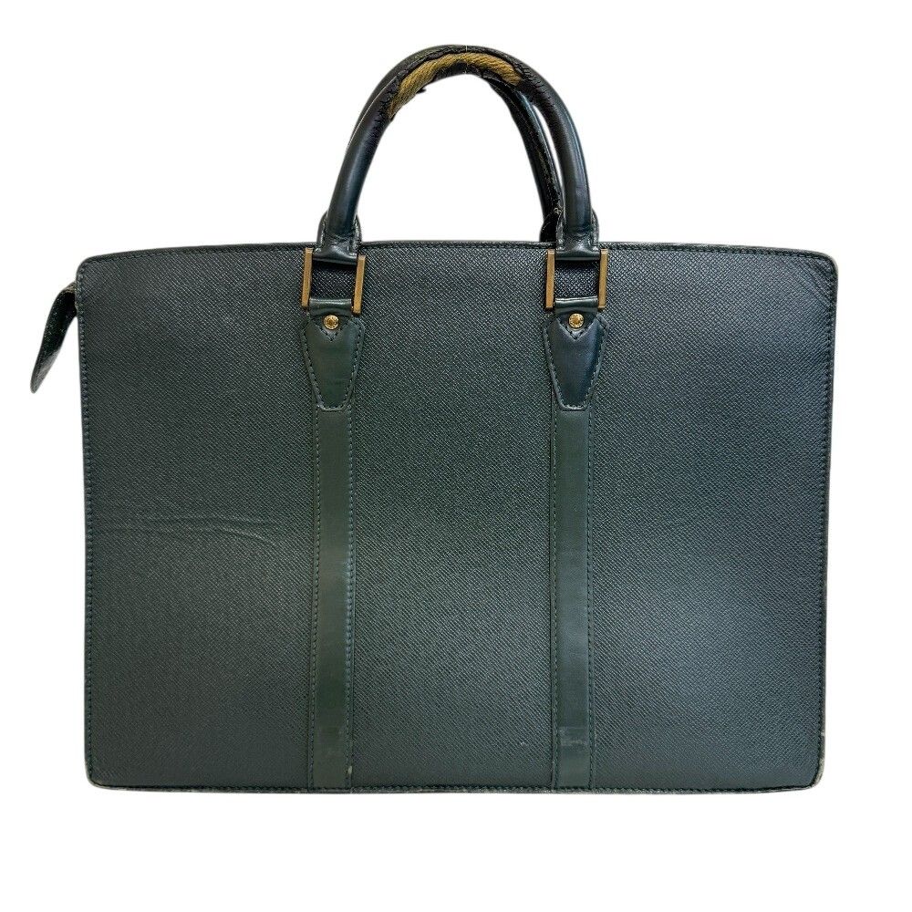 Louis Vuitton Porte Documents Taiga Business Bag Green