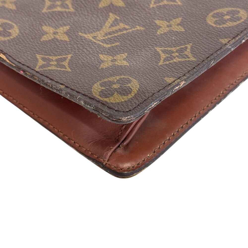 Louis Vuitton Monogram Canvas Business Bag Brown — view 3