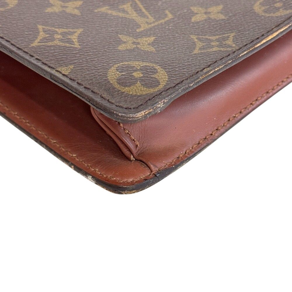 Louis Vuitton Monogram Canvas Business Bag Brown — view 2