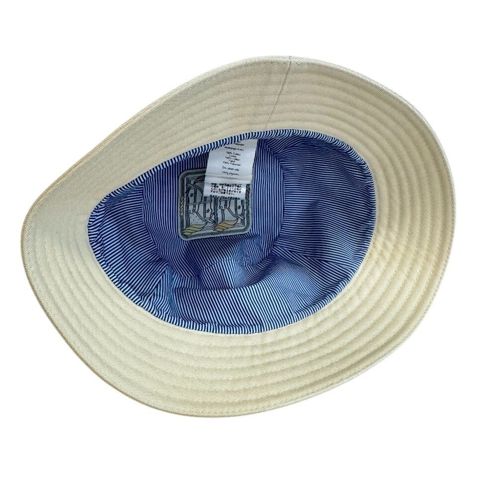 Hermes Eden Cotton Hat White — view 4