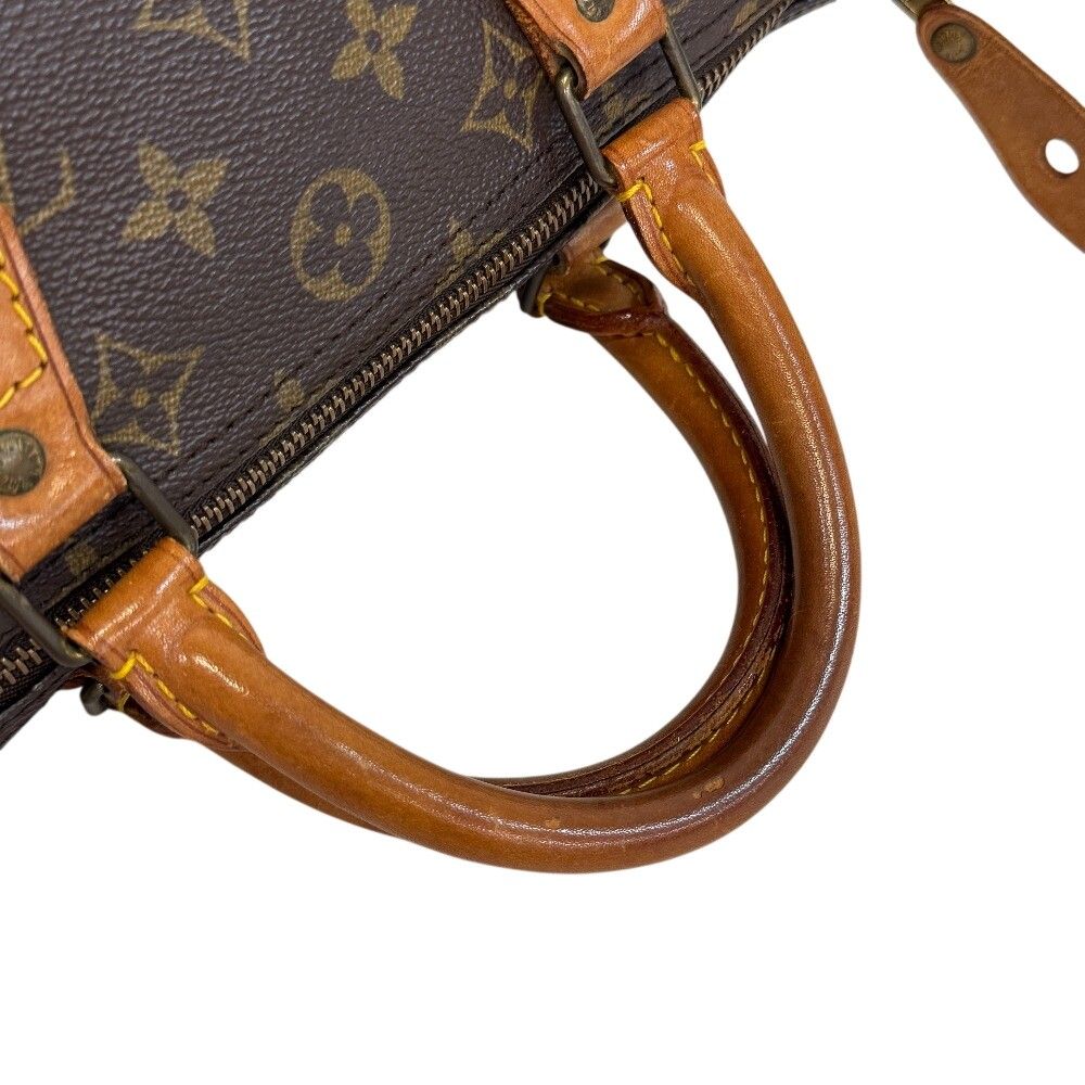 Louis Vuitton Speedy 30 Monogram Canvas Mini Boston Bag Brown — view 4