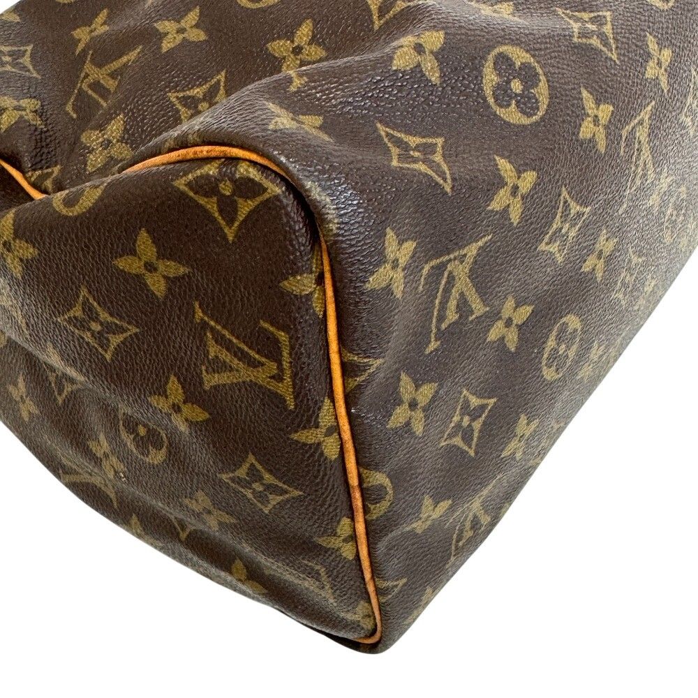 Louis Vuitton Speedy 30 Monogram Canvas Mini Boston Bag Brown — view 2