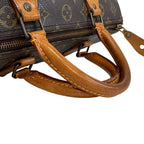 Louis Vuitton Speedy 30 Monogram Canvas Mini Boston Bag Brown — view 5