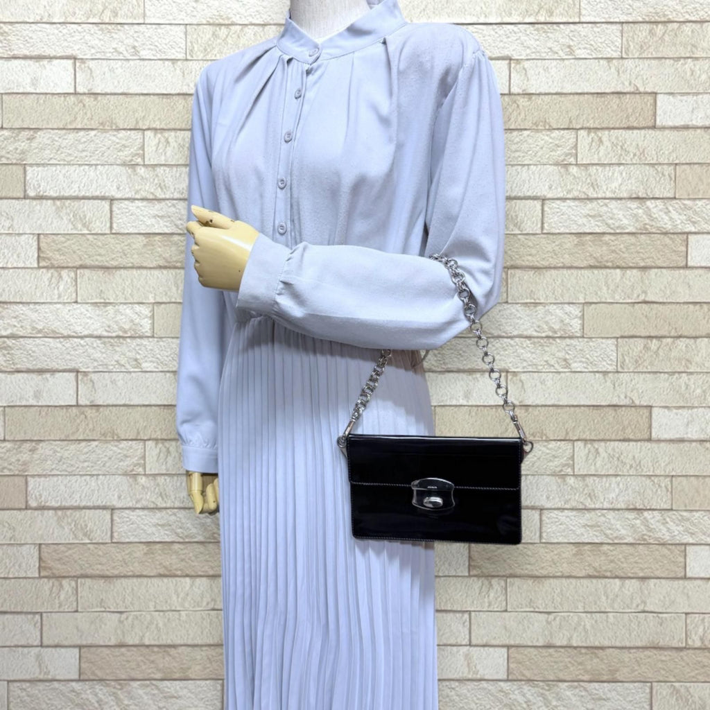 Prada Shoulder Bag Patent Black — view 2