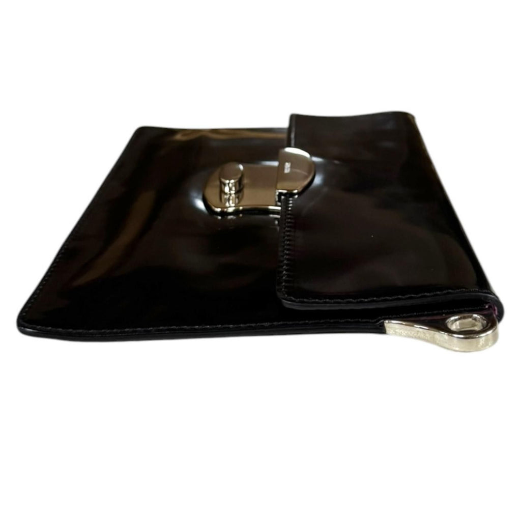 Prada Shoulder Bag Patent Black — view 5