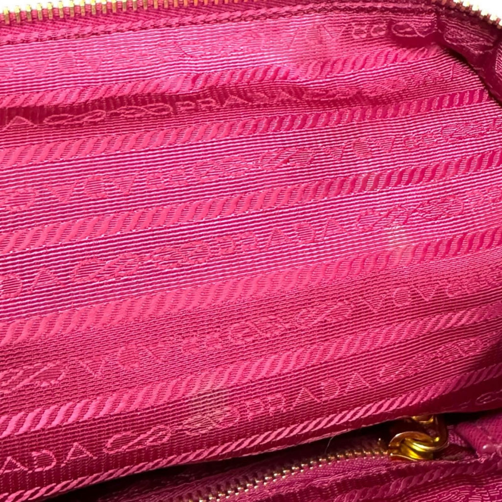 Prada Shoulder Bag Nylon Pink — view 8