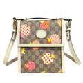Gucci les Pomme Collection GG Supreme Shoulder Bag Canvas White