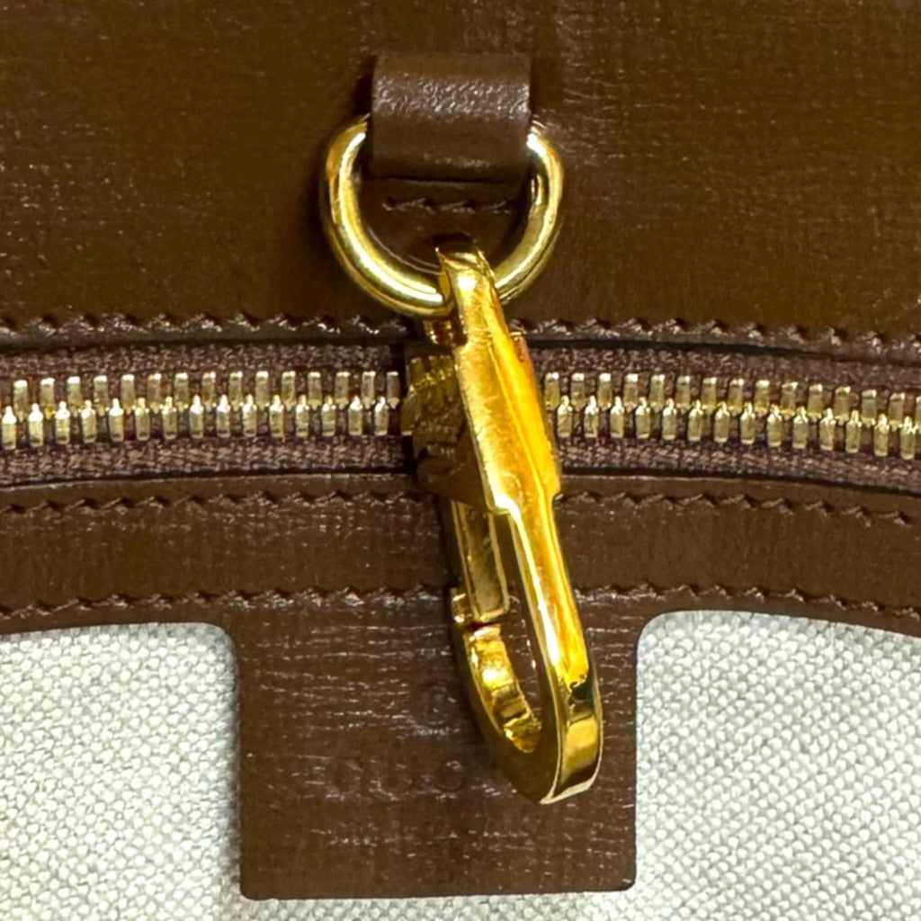 Gucci GG Small Tote Bag Supreme Shoulder Canvas Brown — view 8