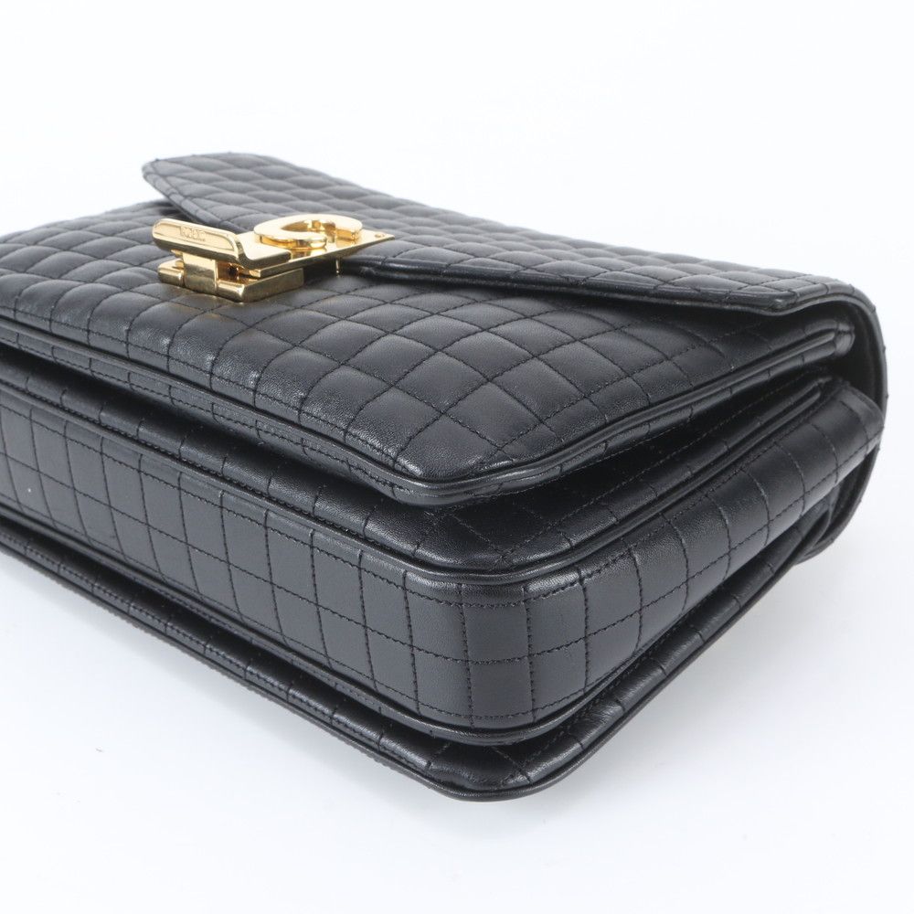 Celine C Medium Quilted Leather 2-Way Chain Shoulder Bag — view 6