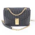 Celine C Medium Quilted Leather 2-Way Chain Shoulder Bag