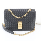 Celine C Medium Quilted Leather 2-Way Chain Shoulder Bag
