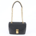 Celine C Medium Quilted Leather 2-Way Chain Shoulder Bag — view 4