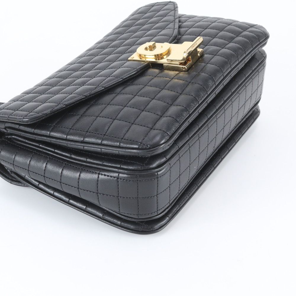 Celine C Medium Quilted Leather 2-Way Chain Shoulder Bag — view 5