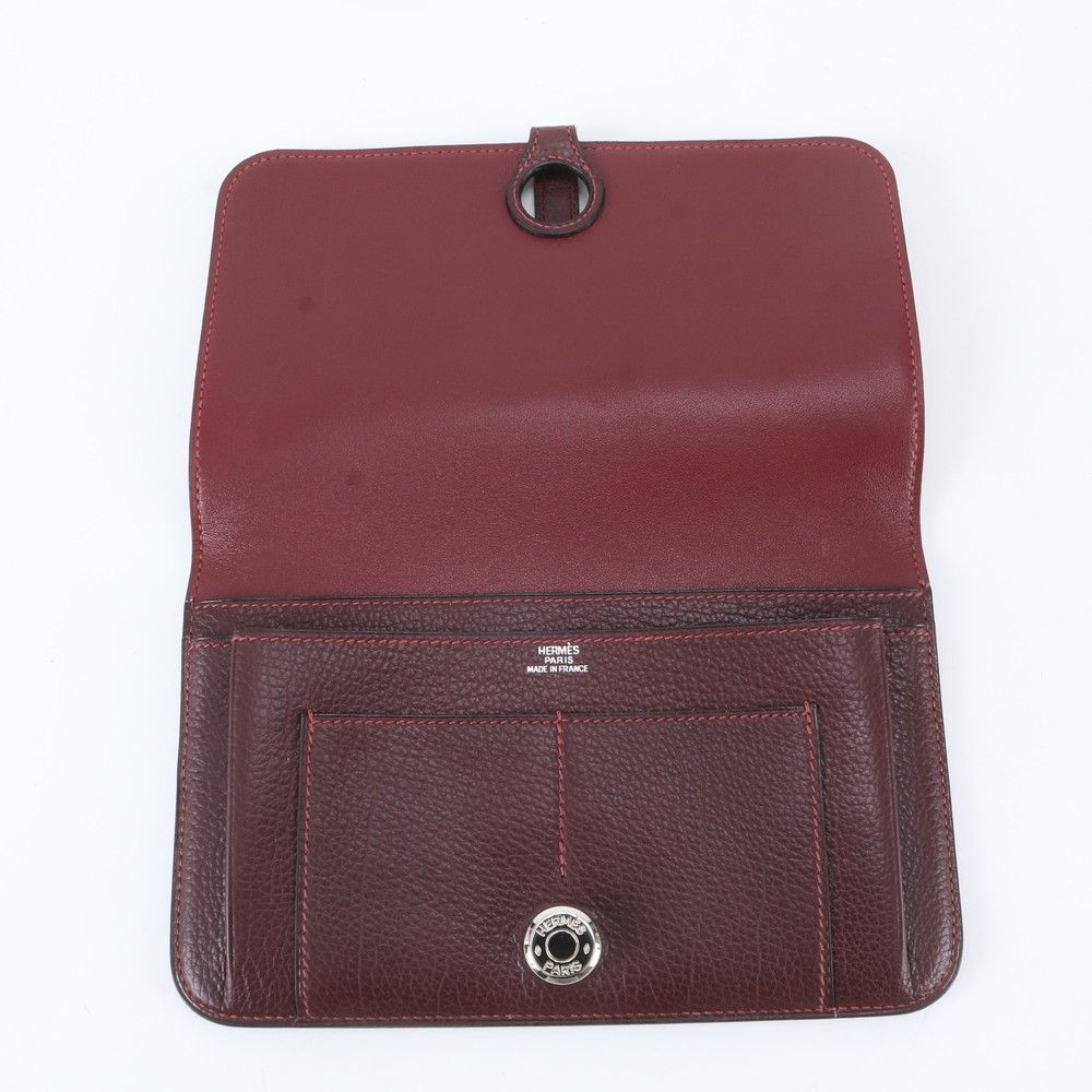 Hermes Dogon Duo GM Coin Purse Leather — view 6