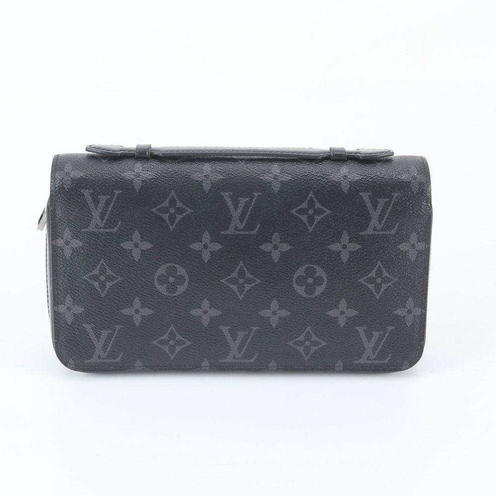 Louis Vuitton Monogram Eclipse Zippy Leather Wallet