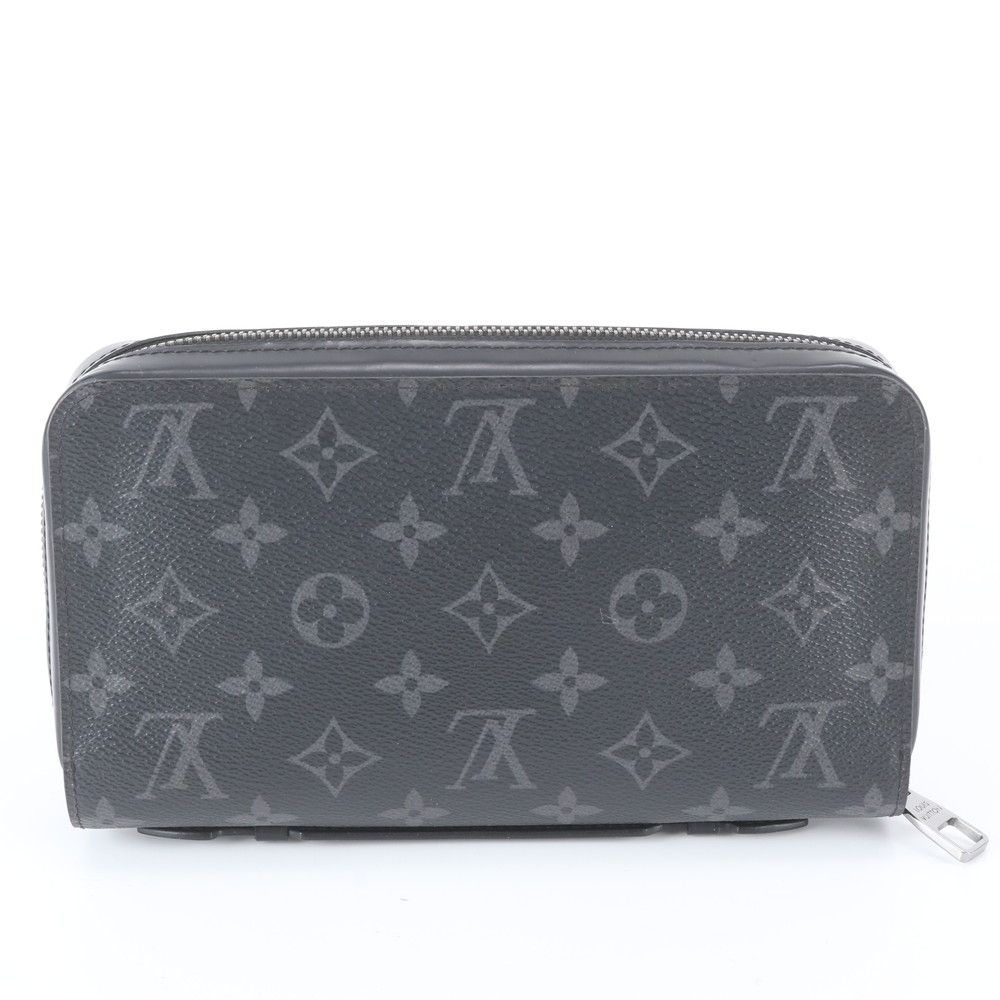 Louis Vuitton Monogram Eclipse Zippy Leather Wallet — view 2